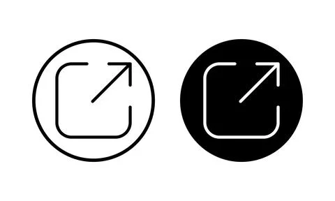 Share icon vector illustration. Sharing sign and symbol Stock Illustration