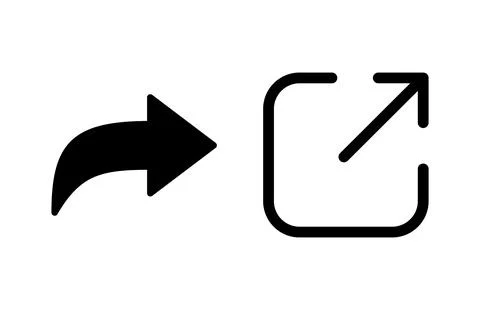 Share icon vector illustration. Sharing sign and symbol Stock Illustration