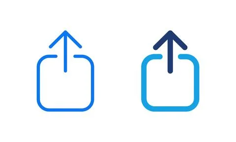 Share icon vector illustration. Sharing sign and symbol Stock Illustration
