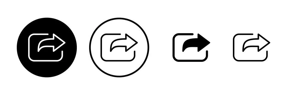 Share icon vector illustration. Sharing sign and symbol 스톡 일러스트