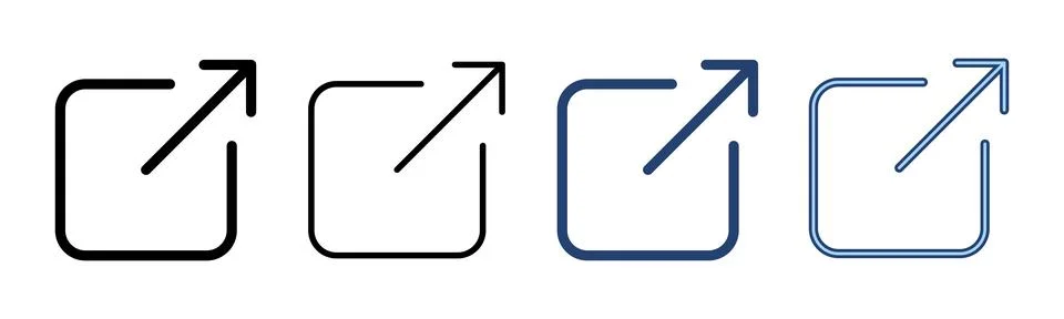 Share icon vector. Sharing sign and symbol Illustrazione stock