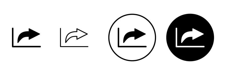 Share icon vector. Sharing sign and symbol Stock Illustration