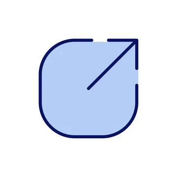Share icon vector. Sharing sign and symbol Stock Illustration