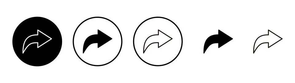 Share icon vector. Sharing sign and symbol Stock Illustration