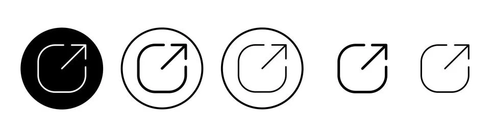 Share icon vector. Sharing sign and symbol Stock Illustration