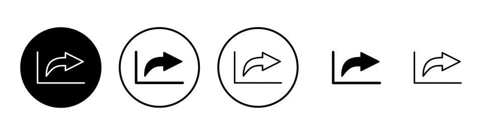 Share icon vector. Sharing sign and symbol Illustrazione stock