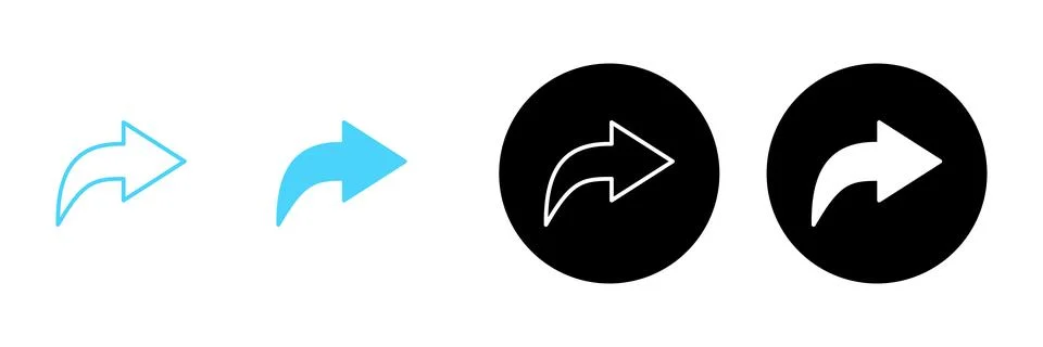 Share icon vector. Sharing sign and symbol Stock Illustration