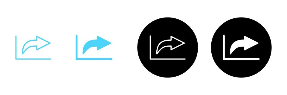 Share icon vector. Sharing sign and symbol Stock Illustration