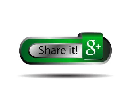 Share it icon with g+ vector Stock Illustration