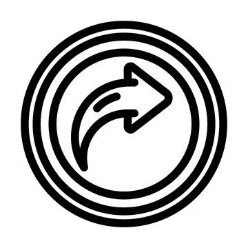 Share link button affiliate program line icon vector illustration Stock Illustration