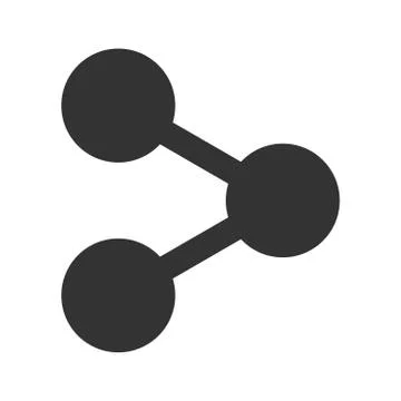 Share or send icon vector illustration. Networking icons. Stock Illustration
