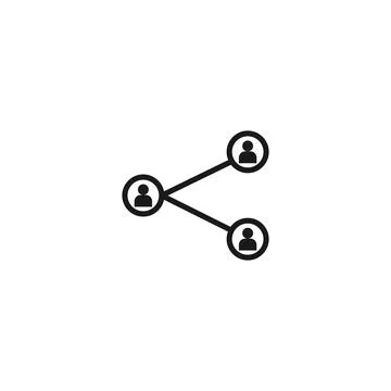 Share people icon Stock Illustration