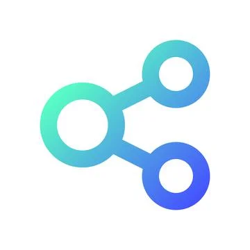 Share pixel perfect gradient linear ui icon イラスト素材