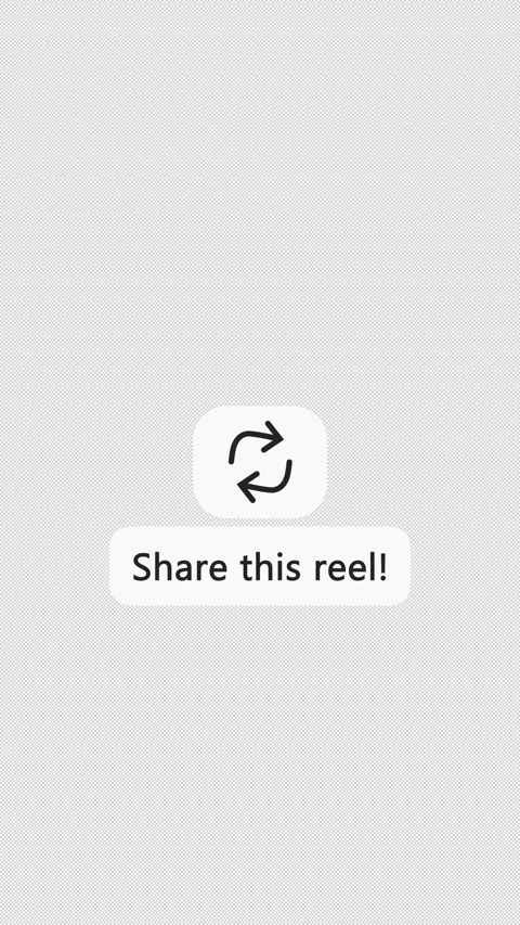 Share This Reel Animated Button Vertical 4K Alpha Channel Stock Footage 346812734