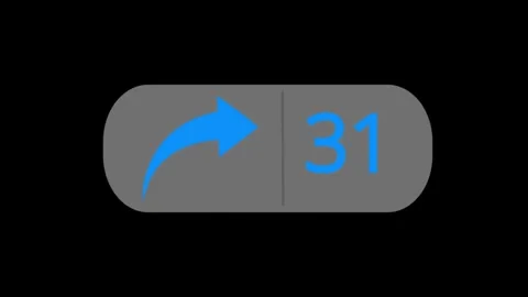 Share sign animation on a black background. Share icon animation on the blu.. Stock Footage 298928700