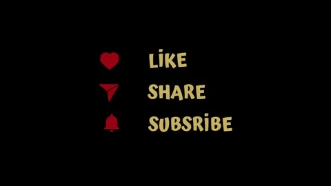 Like share subscribe channel or post video Stock Footage 242335963