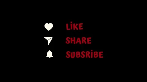 Like share subscribe channel or post video Stock Footage 242335967