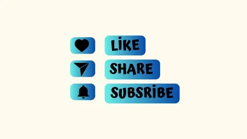 Like share subscribe channel or post video Stock Footage 242335971