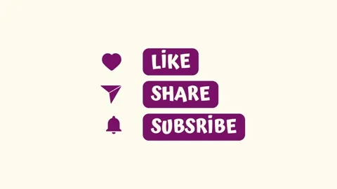 Like share subscribe channel or post video Stock Footage 242335978