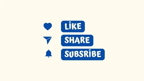 Like share subscribe channel or post video Stock Footage 242335982