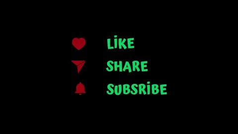 Like share subscribe channel or post video Stock Footage 242335989