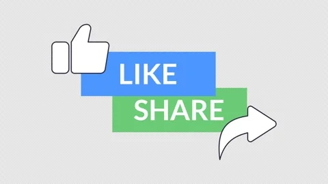 Like-share text Stock Footage 335545211