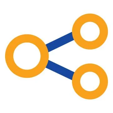Share Thin Line Vector Icon Stock Illustration