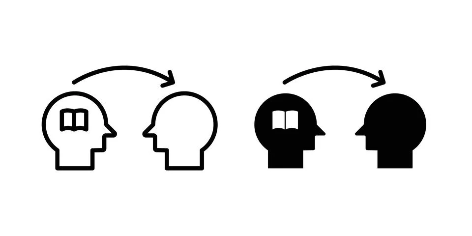 Share thoughts icon vector editable eps10 Stock Illustration