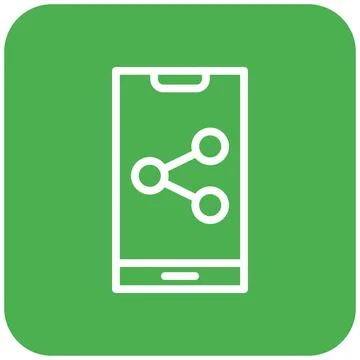 Share Vector Icon Design Illustration Stock Illustration