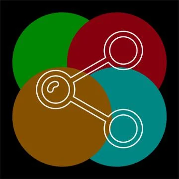 Share vector icon Stock Illustration