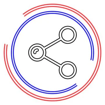 Share vector icon Stock Illustration