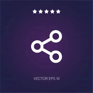 Share vector icon Stock Illustration