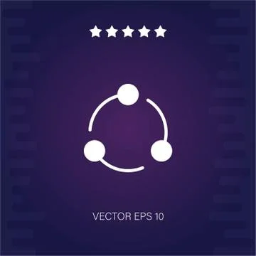 Share vector icon Stock Illustration