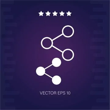 Share vector icon Stock Illustration