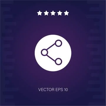 Share vector icon Stock Illustration