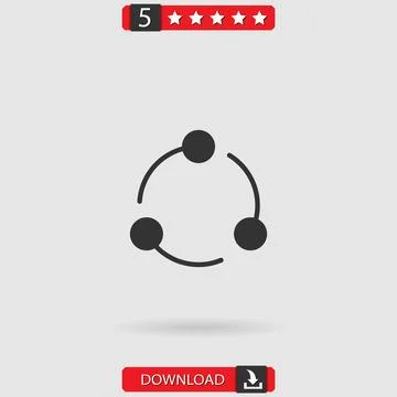 Share vector icon Stock Illustration
