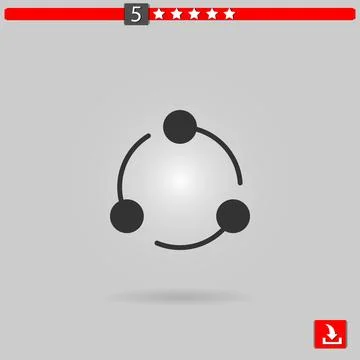Share vector icon Stock Illustration