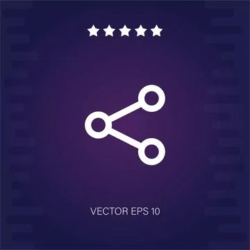 Share vector icon Stock Illustration