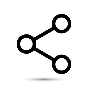 Share vector icon. Vector illustration Stock Illustration