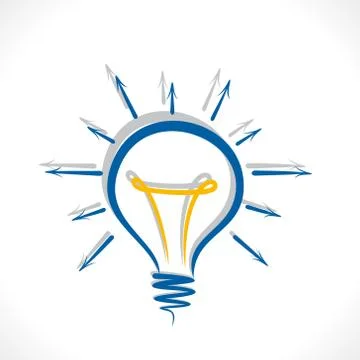 Share your idea concept bulb design vector Stock Illustration