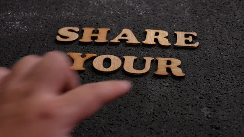 Share your story, business motivational inspirational quotes Vidéo 128131894
