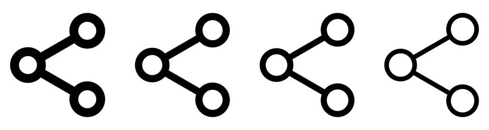 Shared access icon Stock Illustration