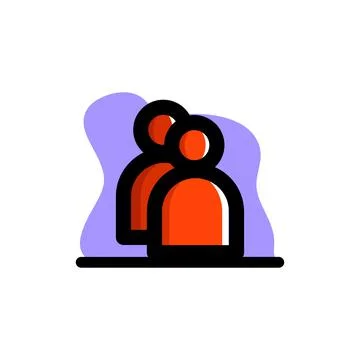 Shared Account Vector Conceptual Icon Design Illustration Stock Illustration