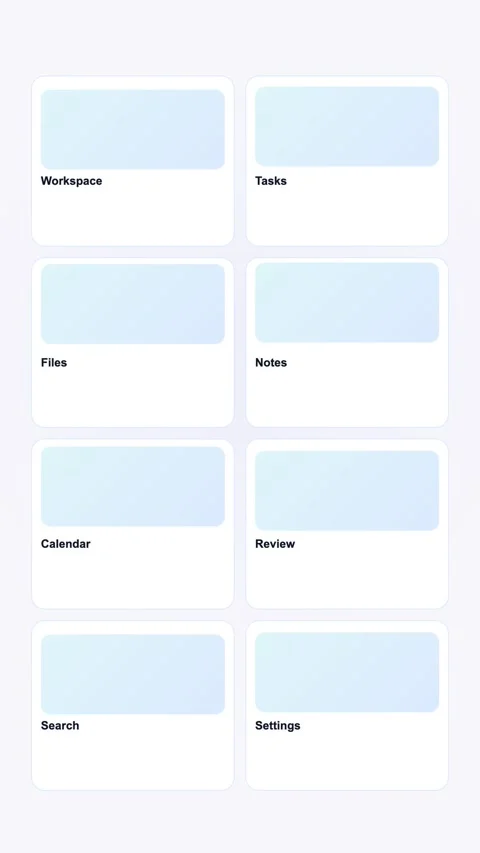 Shared Folder Browser Generic SaaS Interface Vertical Animation Stock Footage 345154061
