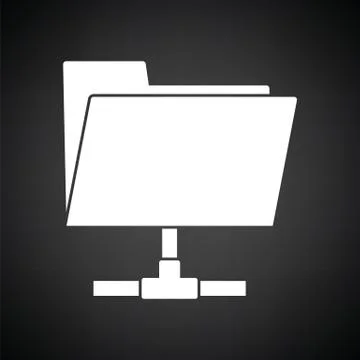 Shared folder icon Stock Illustration