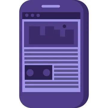 Shared hosting icon portable mobile tablet vector 库存插图