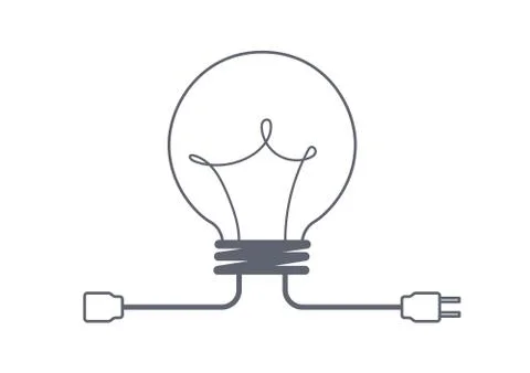 Shared idea with plug Stock Illustration