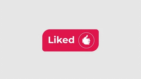 Shared interactive flat button with click animation Stock Footage 332272244