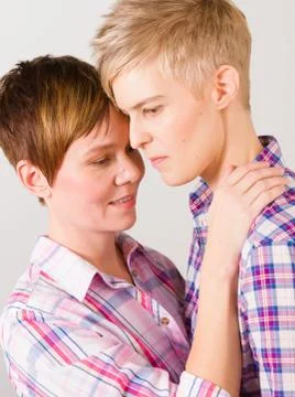 Shared a moment Stock-Fotos