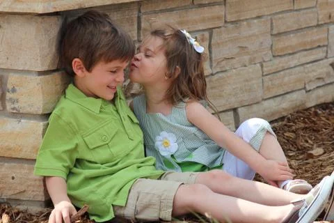 A Shared Moment 스톡 사진